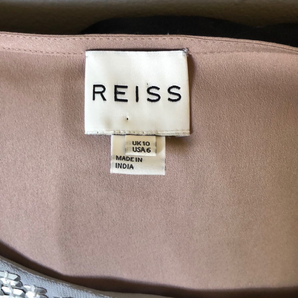 Reiss Silver Sequin & Mauve Blouse - Picture 4 of 9